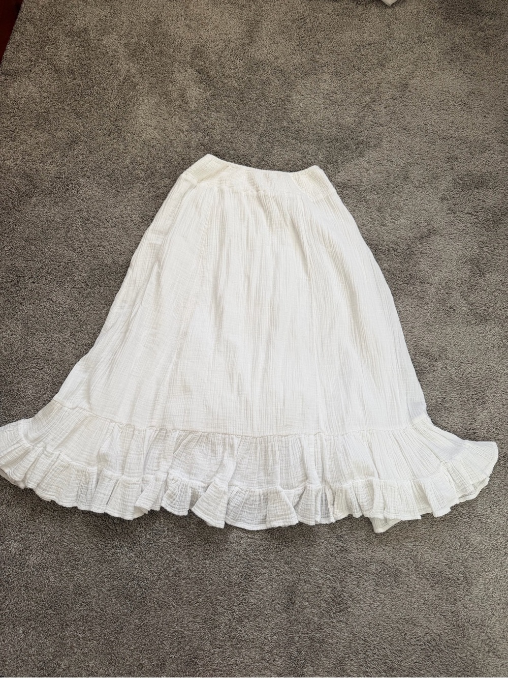 American Eagle white maxi skirt